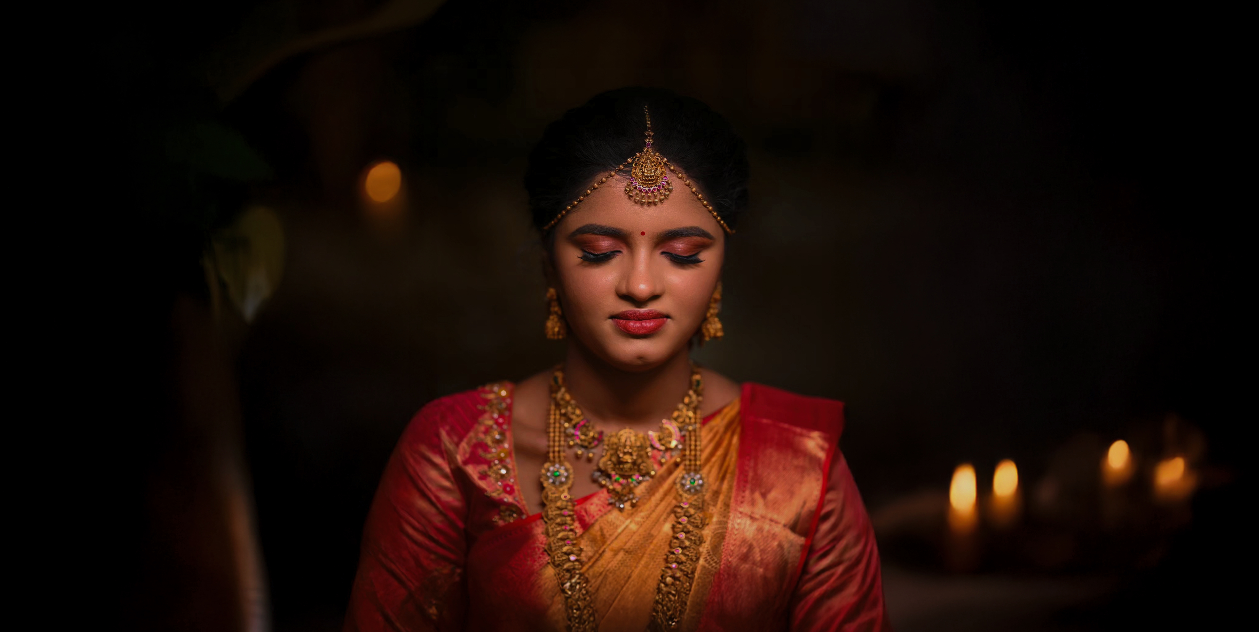 Traditional Beauty - Elegant bridal portrait showcasing cultural heritage